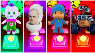 Super JoJo vs Skibidi Toilet vs Pocoyo vs Wall -E 🎶 Who Will Win