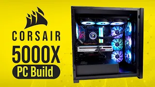 One of the BEST cases EVER - Corsair 5000X PC Build!