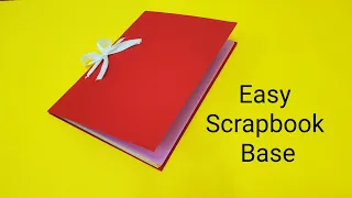 How to make Easy Scrapbook Base, for Scrapbook, school projects, school homework, photos,