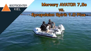 Vergleichstest Mercury Avator Vs Epropulsion Spirit 1.0 Plus