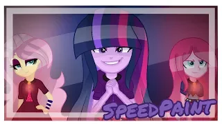 【MLP EG SPEEDPAINT】 We Come To Sing Again! The New Dazzlings