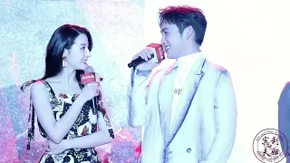 [Eng Sub] The Flame's Daughter Press Conference - Zhang Bin Bin and Dilireba fancam