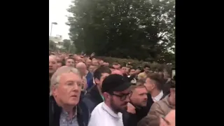 Police Punches Leeds United Fan (Leeds Vs Millwall)