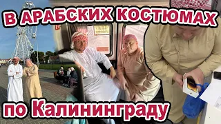 В Арабских костюмах по Калининграду