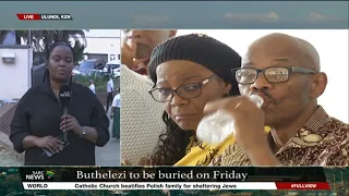 Prince Mangosuthu Buthelezi l Prince Buthelezi to be laid to rest on Friday