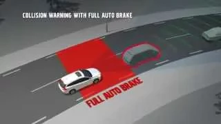 Volvo - Collision Warning with Full Auto Brake animation