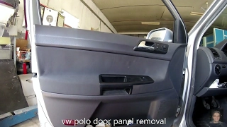 Volkswagen Polo  2002–2009 door panel removal