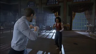 Uncharted 4 PC -  Nathan Drake vs Nadine Fight Scene