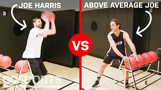 Can an Average Guy Beat NBA Star Joe Harris in a 3-Point Contest? | Above Average Joe | GQ Sports