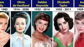 List of Beautiful Legendary Old Hollywood Actresses