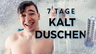 7 Tage KALT duschen & DAS passiert! | Selbstexperiment