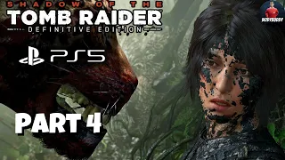 SHADOW OF THE TOMB RAIDER PS5 2024 Gameplay Walkthrough Part 4 -   (FULL GAME )