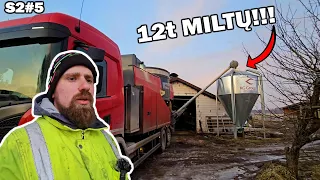 ukis.zemaitija/s2#5 malūnas, 12t miltų, sverimai