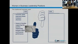 IFC Sustainability Webinar: Women in Business Leadership: A Boost to ESG and the Triple Bottom Line