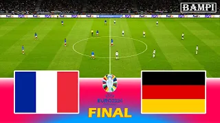 France vs Germany / UEFA EURO 2024 FINAL / Full Match All Goals / PES Gameplay PC
