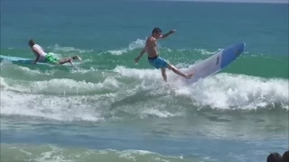 Longboard Nose Rides to the Inside and Sharks on the Line!