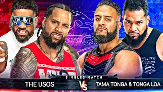 WWE 2K24 - The Usos Vs Tama Tonga & Tonga Loa - Tag Team Match