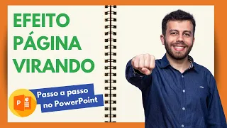 Como fazer o EFEITO de PÁGINA VIRANDO no PowerPoint