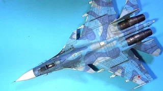 SU-33 FLANKER D 1/48 KINETIC Part.4 워싱&웨더링(weathering) 프라모델 도색 scale model aircraft building