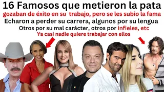 16 Famosos que echaron a perder su carrera | Ya casi nadie quiere trabajar con ellos