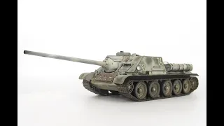 СУ-100 ЗВЕЗДА 1/35.  SU-100 ZVEZDA 1:35.