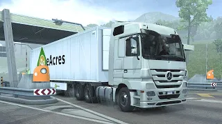 Mercedes Actros, full speed, Verona - Milan | Euro Truck Simulator 2 Beyond Baltic Sea, gameplay