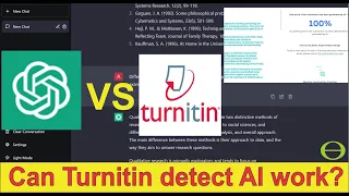 Can ChatGPT trick Turnitin software? Can Turnitin detect AI generated work?
