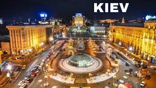Kiev City Ukraine By Drone Kyiv Capital City Of Ukraine (київ)
