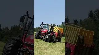 #Heuernte am steilhang #hay #agriculture #krone #pöttinger #harvest #austria  #summervibes #shorts