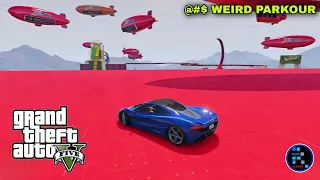 [Hindi] GTA V | Weird Name Amazing Parkour Fun & Maze Bank Sumo Fight