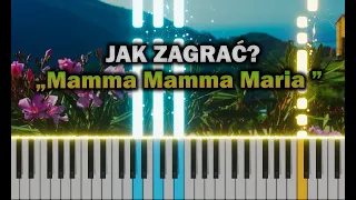 Justyna i Piotr – Mamma Mamma Maria 🎹 Piano Tutorial | Nuty | 🔥 ŁATWE 🔥