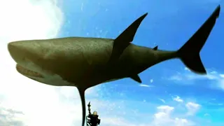 Mega Shark Versus Crocosaurus [2010] - Megalodon Screen Time
