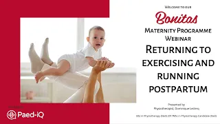 Returning to Exercising and running Postpartum