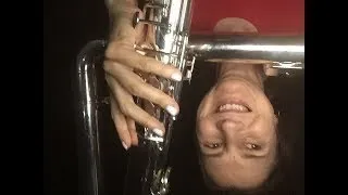 Lady in Red on Contrabass Flute