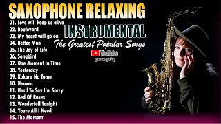One Hour Relaxing Music Instrumental - The Greatest Popular Songs ~ Saxophone Keyboard Verson