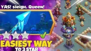 EASILY GET AN 3 STAR FROM THE YAS! SLEIGH, QUEEN (FROZEN ARROW) CHALLENGE IN CLASH OF CLANS (TAMIL)