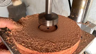 [Wood Turning] Korean Mahogany - From Plank To Plate