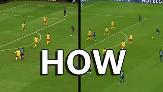 How to Recreate a goal (Messi vs Lens)