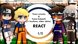 team minato & team kakashi react || 1/2 || lazy AF || suki