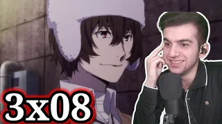 Великий Из Бродячих Псов 3 Сезон 8 Серия • Реакция | bungo stray dogs 3x8 reaction