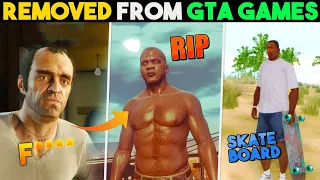 SHOCKING 😱 Things That Got Removed From GTA Games