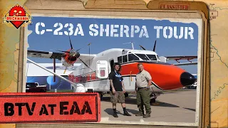 C-23A Sherpa Tour at EAA AirVenture - Brickmania TV