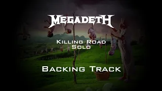 Megadeth - "Killing Road" Guitar Solo Backing Track in Eb Tuning w/Rhythm Guitar