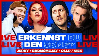 Erkennst DU den Song? | LIVE (mit Badmómzjay, Oli.P, Niekbeats und Jerry Vsan)