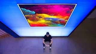 The Mind Bending 77-inch Wallpaper TV