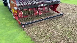 Verti-Drain in Action