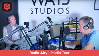 Exclusive look around Studio B @ Radio Alty - Studio Tour