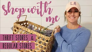 SHOP WITH ME • Haul • Thrift Stores • Target • Hobby Lobby • Walmart • Home Goods