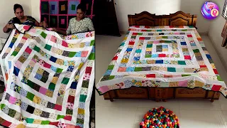 Prepare for Winter a warm, bedsheet - quilt making