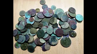 ЧИСТКА  МОНЕТ ДЕТСКИМ МЫЛОМ. 🌏 CLEANING COINS WITH CHILDREN'S SOAP.